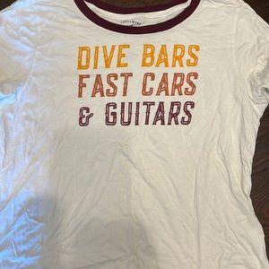 Idyllwind Tee “Dive Bars, Fast Cars, & Guitars”